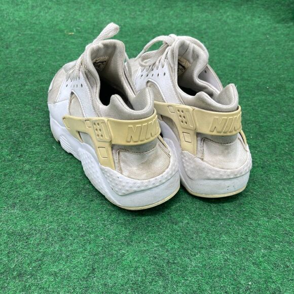 Nike Air Huarache Run Premium Oatmeal Athletic Shoes Size 6Y - Picture 4 of 5